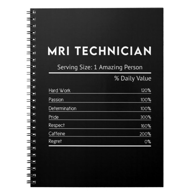 Best gift idea for Mri Technician  Notebook (Front)
