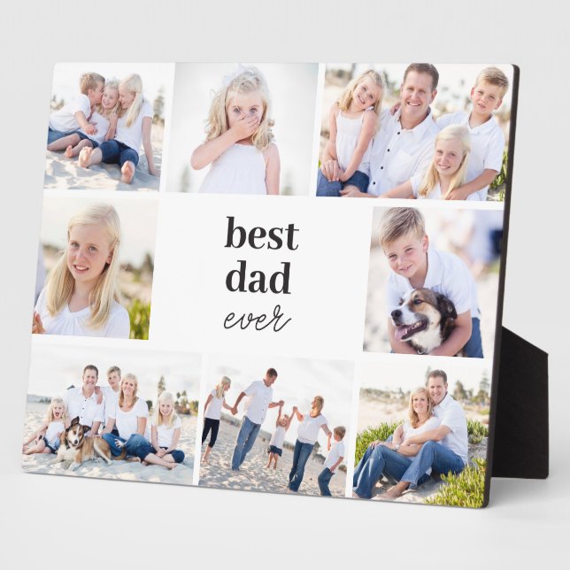 Best Gift Personalized Colour Photo Desktop Plaque (Side)