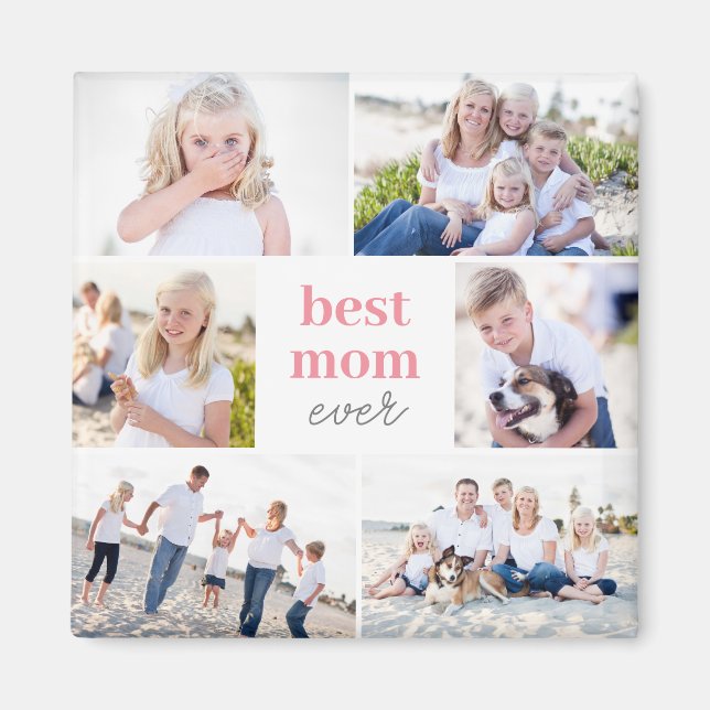 Best Gift Personalized Colour Photo Magnet (Front)
