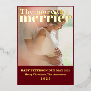 Best Gifts Family of 3 Christmas Pregnancy 2 Photo