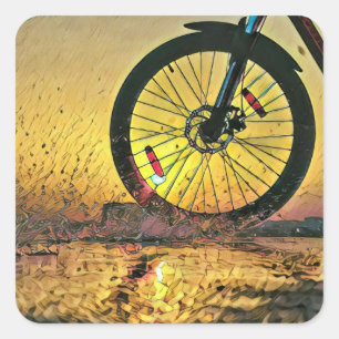Best gifts for cyclists square sticker