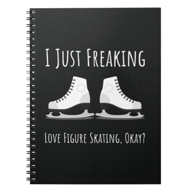 Best Gifts For Figure Skaters Skating Winter Sport Notebook (Front)