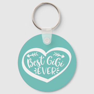Best Gigi Ever Grandmother Gift Keychain