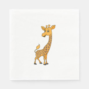 Best Giraffe Art For Men Women Adult Giraffe Print Napkin