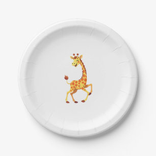 Best Giraffe Art For Men Women Adult Giraffe Print Paper Plate