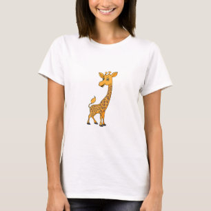 Best Giraffe Art For Men Women Adult Giraffe Print T-Shirt