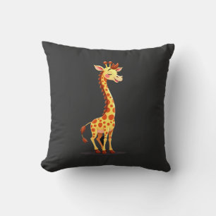 Best Giraffe Art For Men Women Adult Giraffe Print Throw Pillow