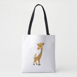 Best Giraffe Art For Men Women Adult Giraffe Print Tote Bag