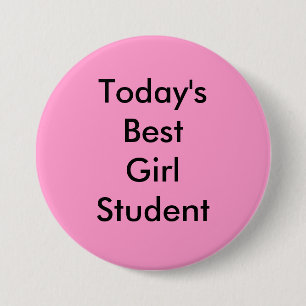 Best Girl Button