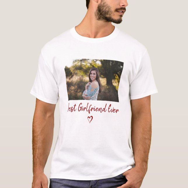 Best Girlfriend Ever Red Heart T-Shirt (Front)