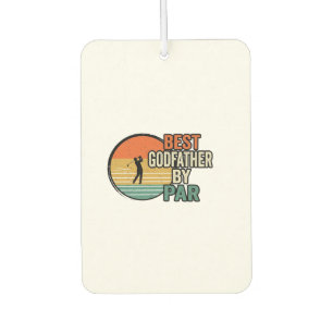 Best Godfather by Par Vintage Golf Vector Design_1 Air Freshener
