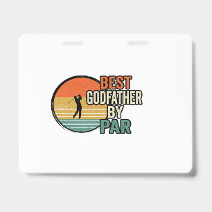 Best Godfather by Par Vintage Golf Vector Design_1 Badge