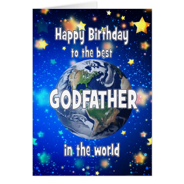 Best Godfather In The World Birthday (Front)