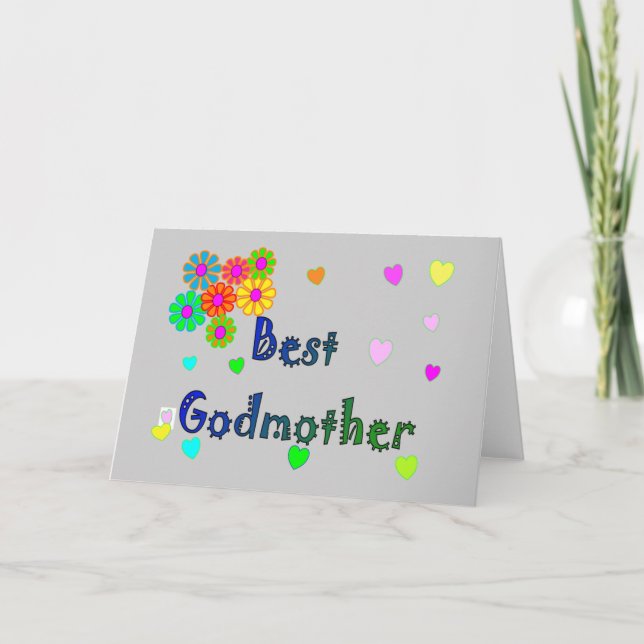Best Godmother Gifts Card (Front)