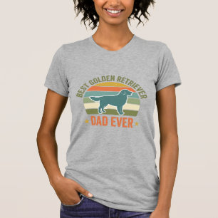 Best Golden Retriever Dad Ever Vintage Dog Shirt_1 T-Shirt