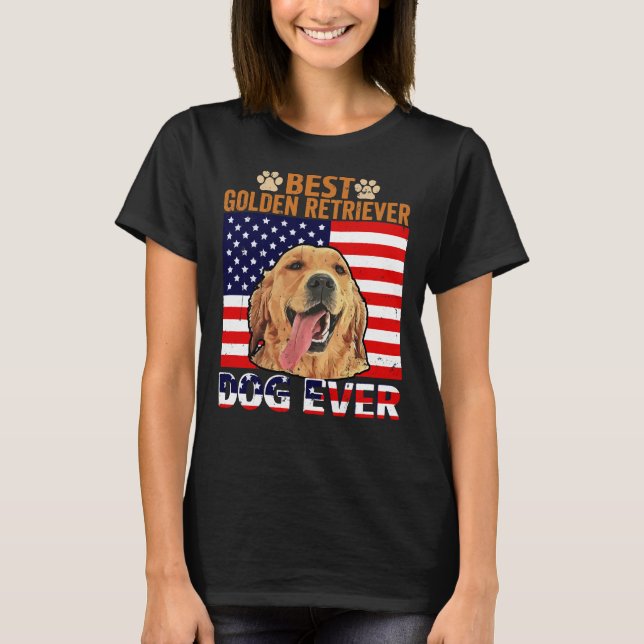 Best Golden Retriever Dog Ever The Meaning Of Life T-Shirt (Front)