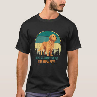 Best Golden Retriever Grandpa Ever Golden Retrieve T-Shirt