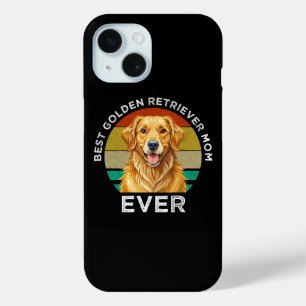 Best Golden Retriever Mom Ever iPhone 15 Case