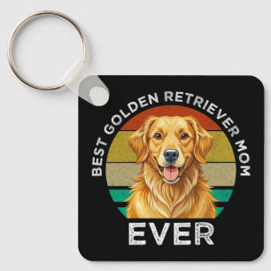 Best Golden Retriever Mom Ever Keychain