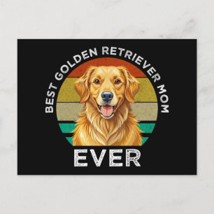 Best Golden Retriever Mom Ever Postcard