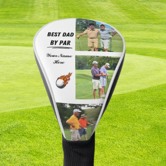 Best Golf Gifts For Dad Personalized Photo & Name Golf Head Cover