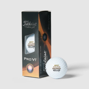 Best Golfer Personalized Name Golf Balls