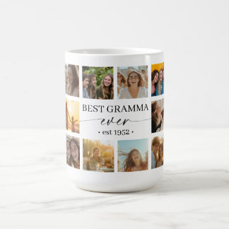 Best Gramma Ever Photo Collage Mug Gift
