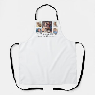 Best Grammy Ever 5-Photo Collage Keepsake Custom Apron