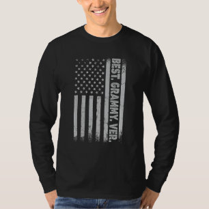 Best Grammy Ever America Flag For Men Father's Da T-Shirt