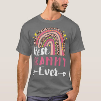 Best Grammy Ever Mother's Day Rainbow Pink Leopard T-Shirt