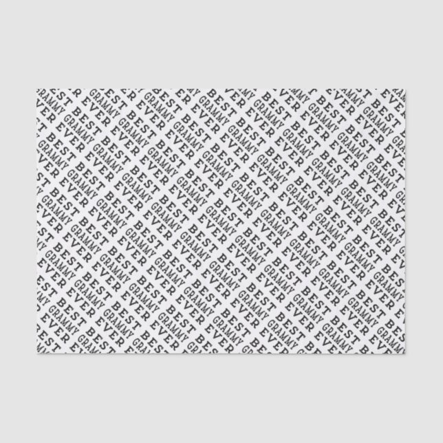 Best Grammy Ever Tissue Paper (Front)
