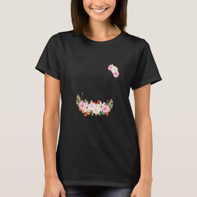Best Grammy Ever Women Floral Decoration Grandma 2 T-Shirt (Front)
