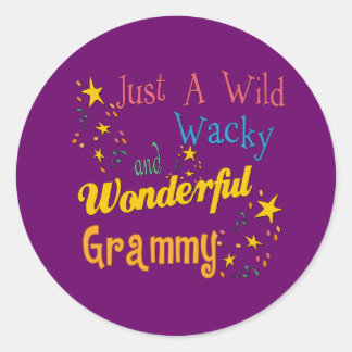 Best Grammy Gifts Classic Round Sticker