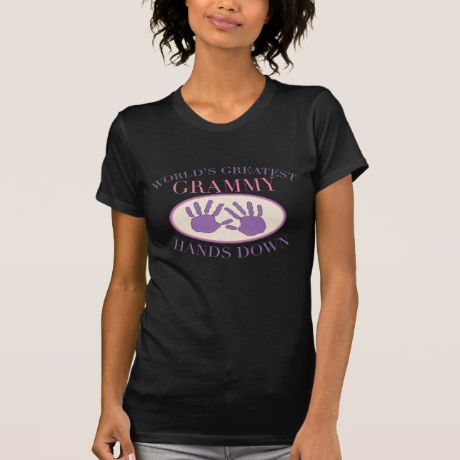 Best Grammy Hands Down T-shirt (Front)