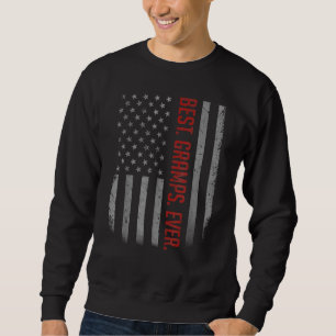 Best Grampa Ever American Flag For Father's Day Sweatshirt
