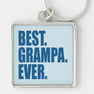 Best. Grampa. Ever. (blue) Keychain