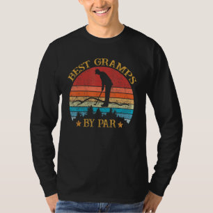 Best Gramps By Par Father's Day Golf Golfing 4 T-Shirt