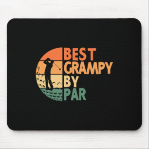 Best Grampy By Par Golfing Funny Golf Golfer Mouse Pad