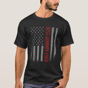 Best Grampy Ever American Flag Shirt Gifts For Fat