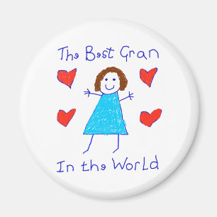 Best Gran In The World Magnet
