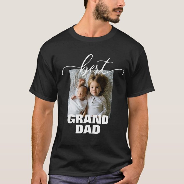Best GRAND DAD Photo Father's Day T-Shirt (Front)