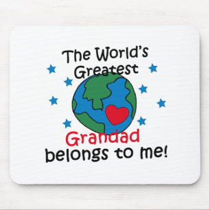 Best Grandad Belongs to me Mouse Pad