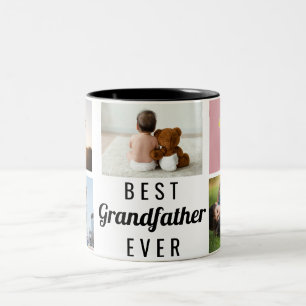 Best Grandad Ever - Father's Day Photo Two-Tone Coffee Mug