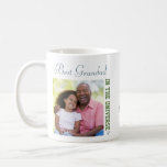 Best Grandad in the Universe - Two Square Photos Coffee Mug<br><div class="desc">Personalize this simple and modern photo mug for your grandpa (grandad, gigi etc). The template is set up ready for you to add your name and the year - you can also edit any of the sample wording if you wish. Sample text currently reads "Best Grandad in the universe", [year],...</div>