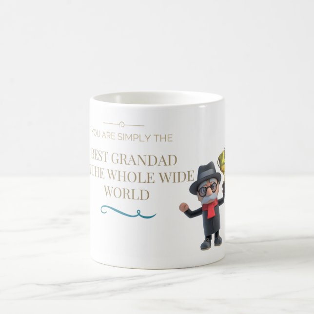 Best Grandad in the world Coffee Mug (Center)