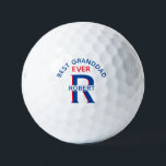 Best Granddad Custom Monogram Name   Golf Balls<br><div class="desc">This unique golf ball is special as a birthday gift. Features a unique layering of the monogram -- look closely and you will see three colours, which gives it the feeling of depth. Personalized additionally with his first name. Also would be perfect as father's day gifts for dad, gifts for...</div>