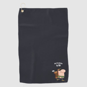 Best GRANDFATHER by PAR -Funny Golf Golfer Golfing Towel