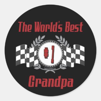 Best Grandfather Ever Classic Round Sticker