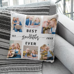 Best Grandfather Ever Grandchildren Photo Collage Throw Pillow<br><div class="desc">Celebrate the cherished bond with the "Best Grandfather Ever" Grandchildren Photo Collage Throw Pillow. This personalized pillow features a collage of treasured photos capturing special moments with grandchildren. The heartfelt title "Best Grandfather Ever" adds a loving touch. Crafted from high-quality, durable fabric, it's perfect for adding comfort to any space....</div>