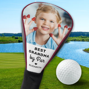 Best GRANDMA By Par - Create Unique - Custom Photo Golf Head Cover